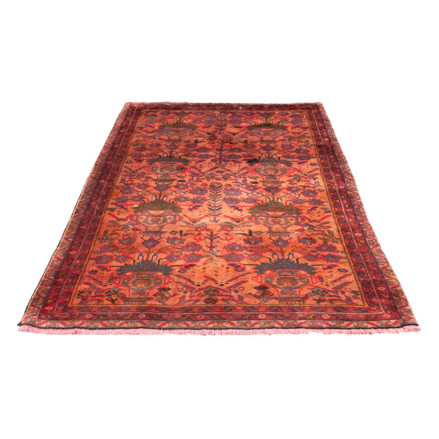 Alfombra persa - Clásica - 208 x 124 cm - rojo claro