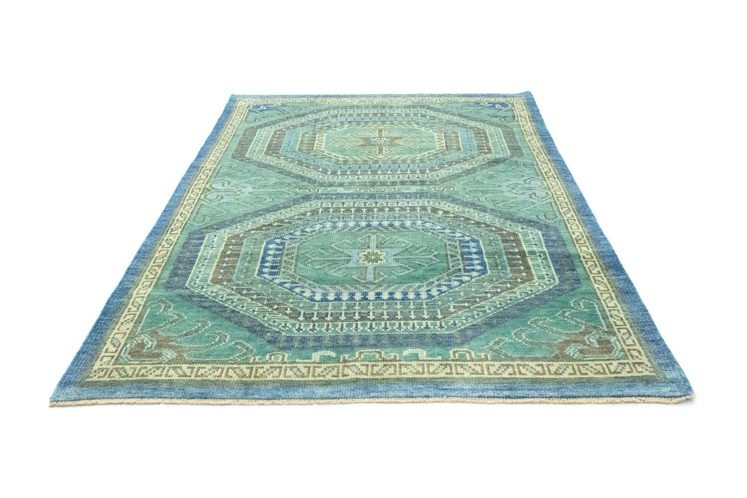 Alfombra de diseño - 250 x 180 cm - verde marino