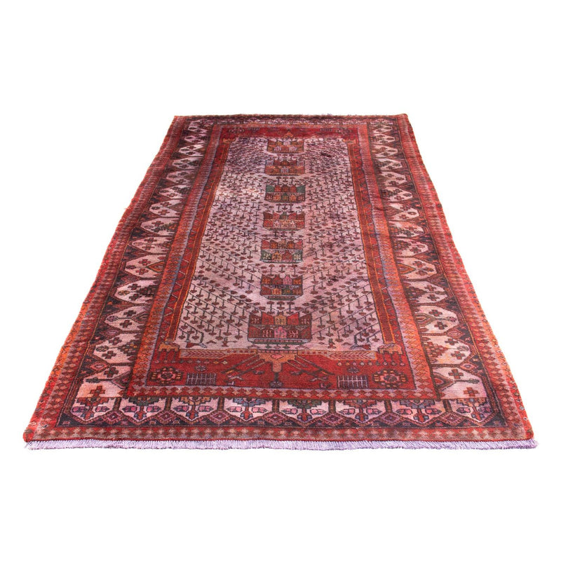 Alfombra persa - Nómada - 285 x 150 cm - rojo claro