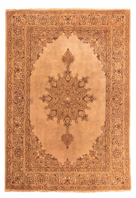 Alfombra afgana - 213 x 150 cm - beige oscuro