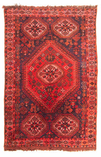 Alfombra persa - Nómada - 189 x 139 cm - rojo