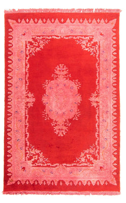 Alfombra china - 204 x 136 cm - rojo