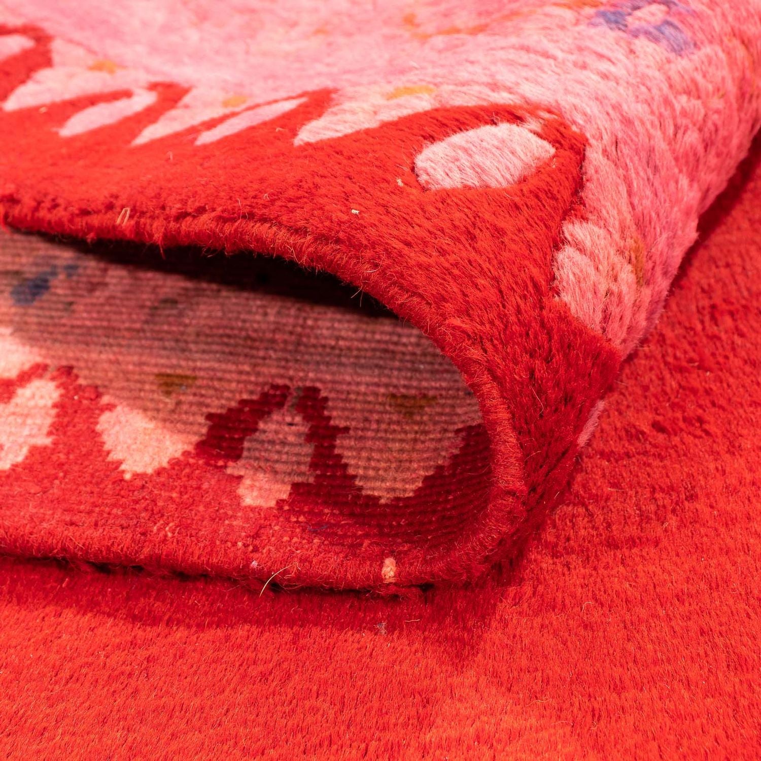 Alfombra china - 204 x 136 cm - rojo