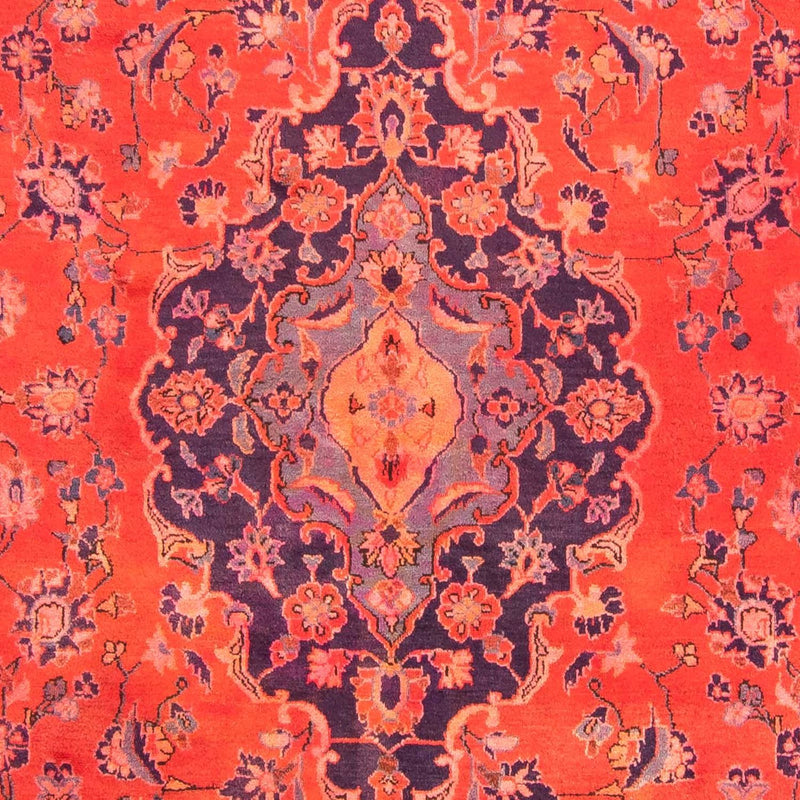 Alfombra persa - Keshan - 277 x 170 cm - rojo claro