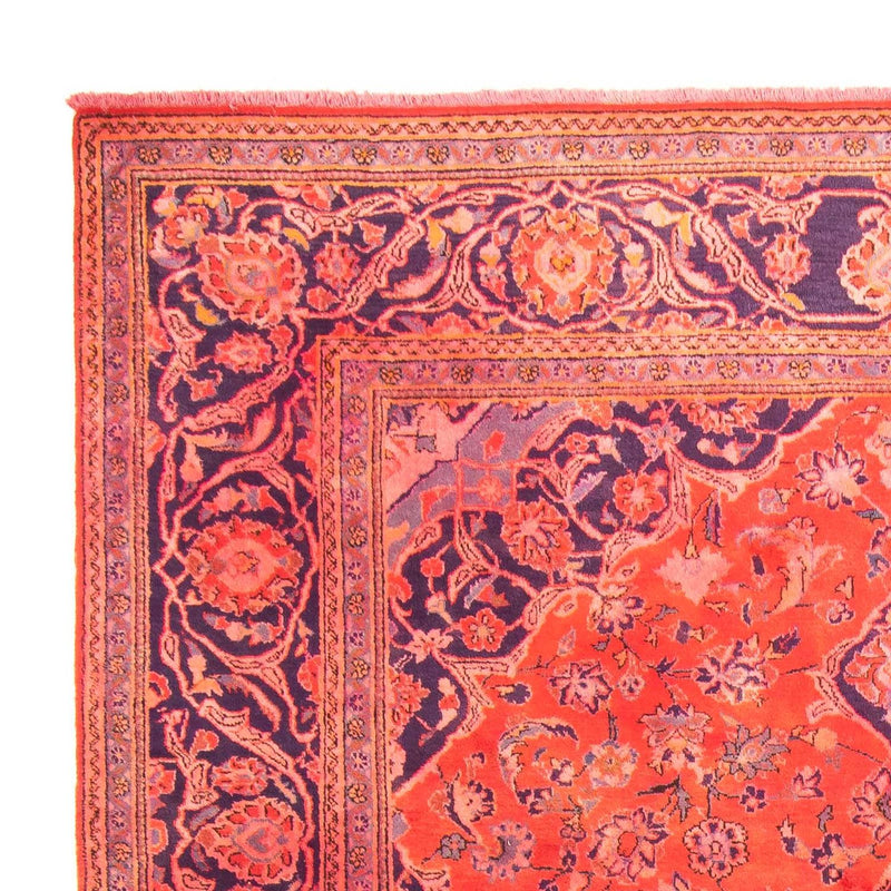 Alfombra persa - Keshan - 277 x 170 cm - rojo claro