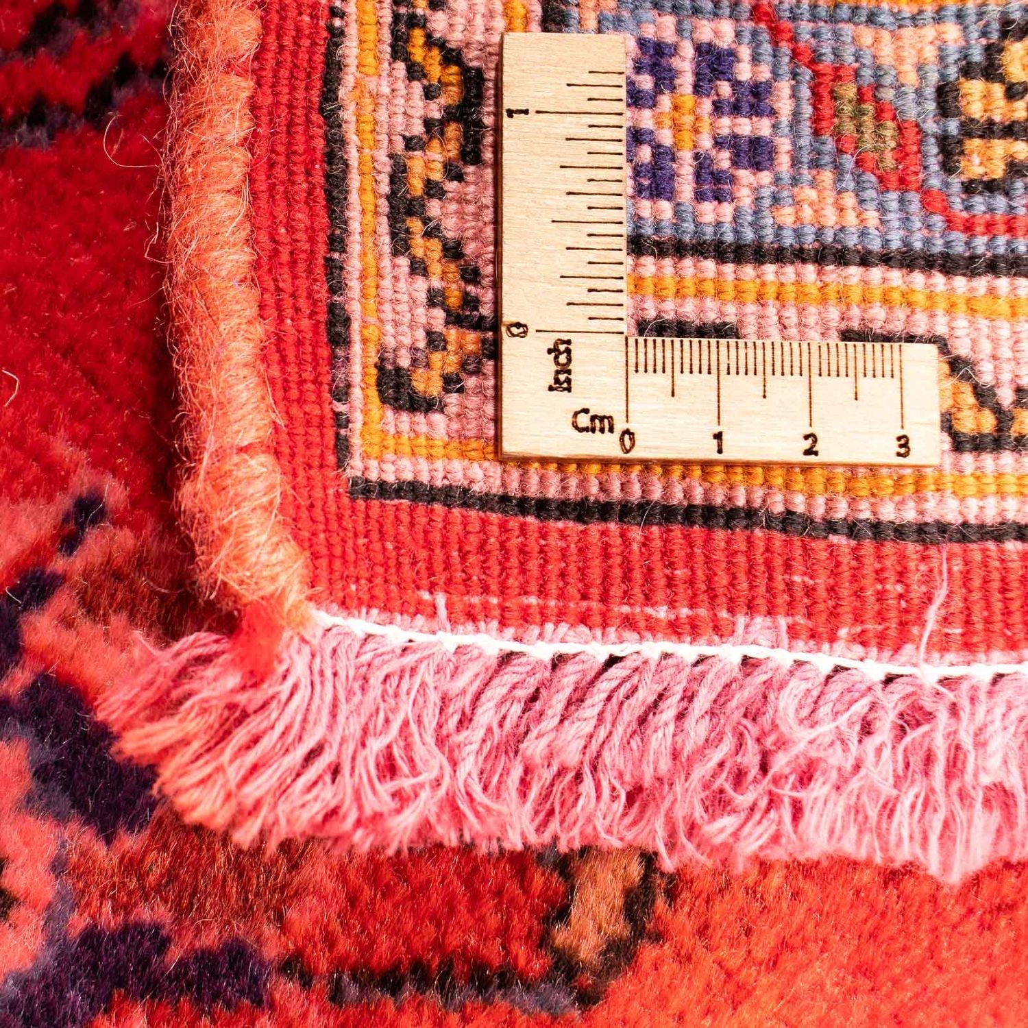 Alfombra persa - Keshan - 277 x 170 cm - rojo claro