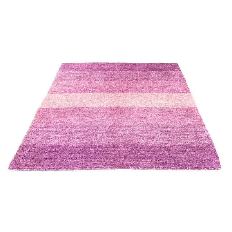 Alfombra de lana - 193 x 140 cm - púrpura