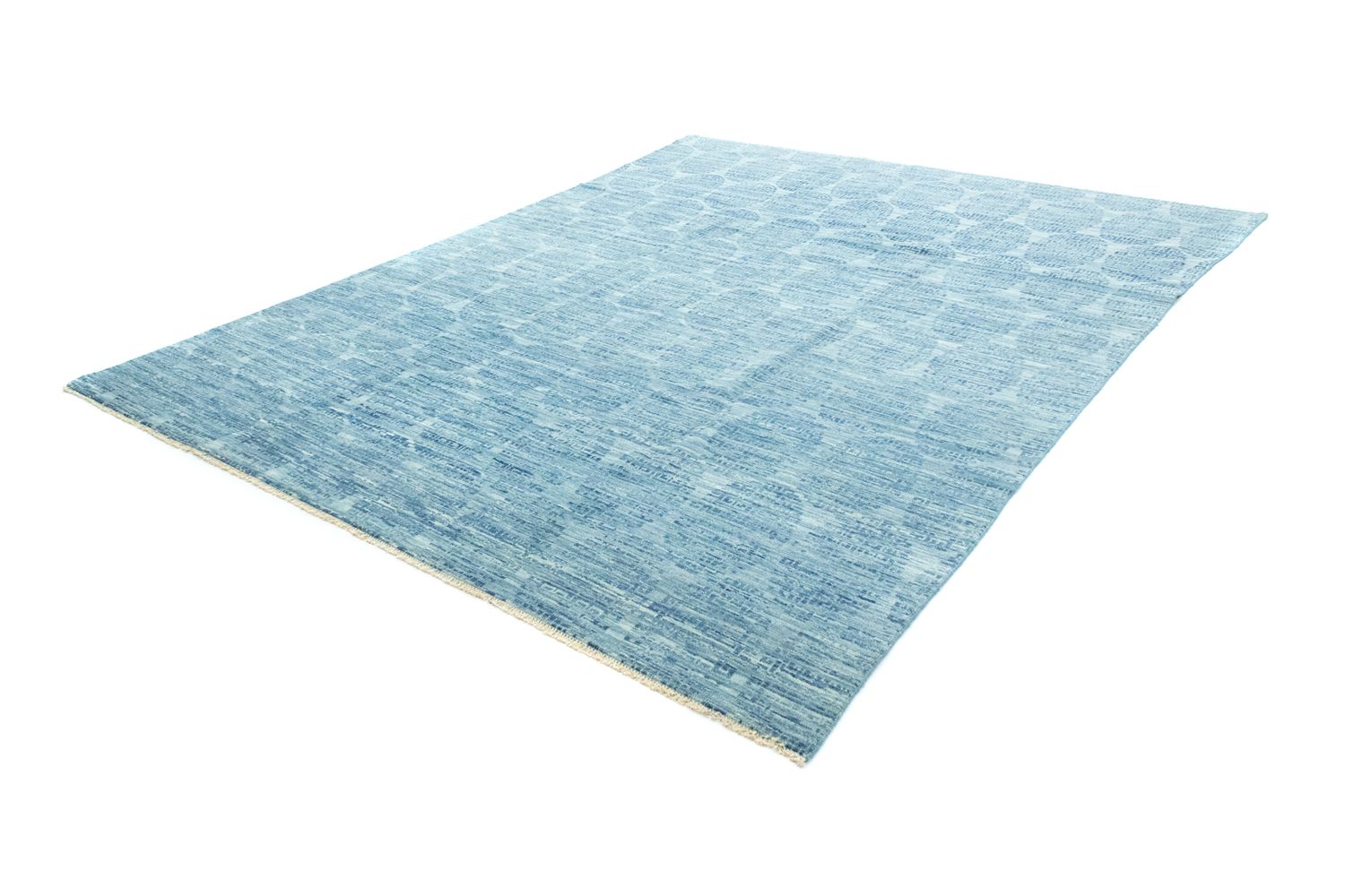 Alfombra de diseño - 303 x 243 cm - azul claro