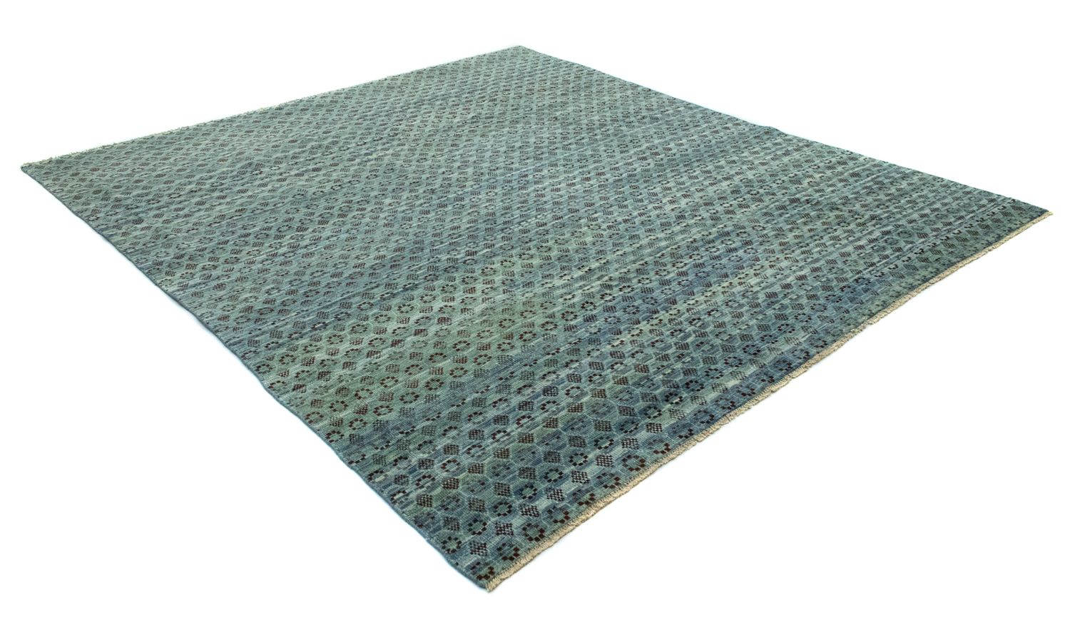 Alfombra de diseño - 270 x 244 cm - azul claro