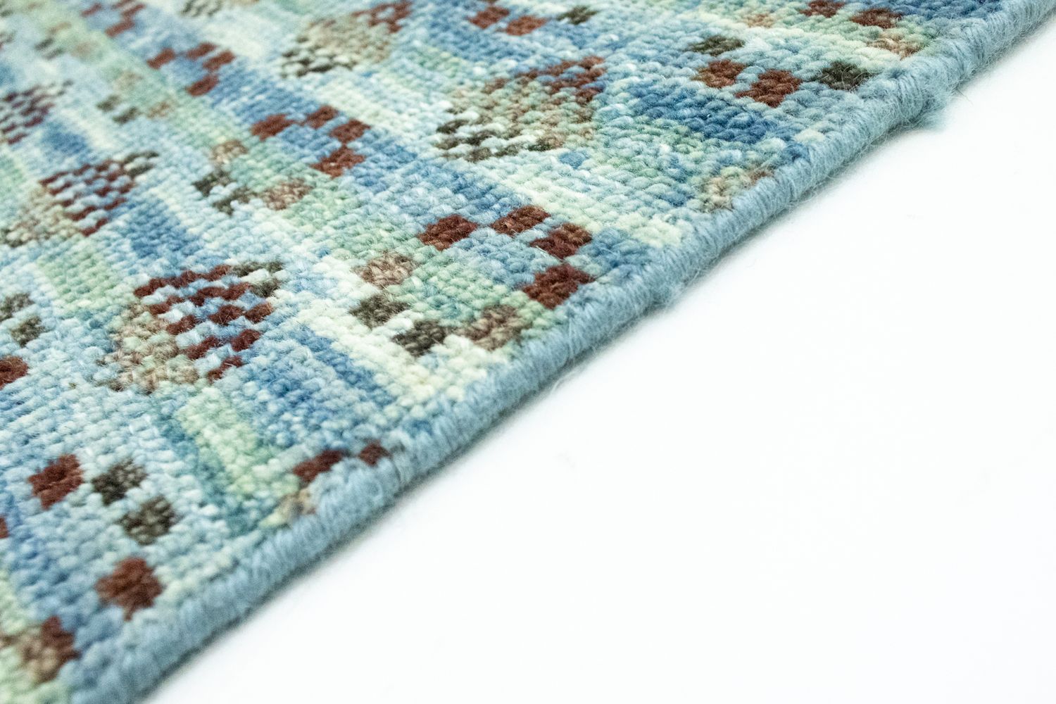 Alfombra de diseño - 270 x 244 cm - azul claro
