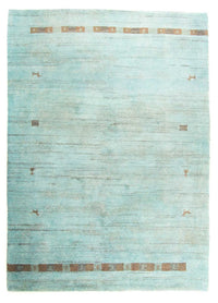 Alfombra Gabbeh - Indus - 237 x 170 cm - azul claro