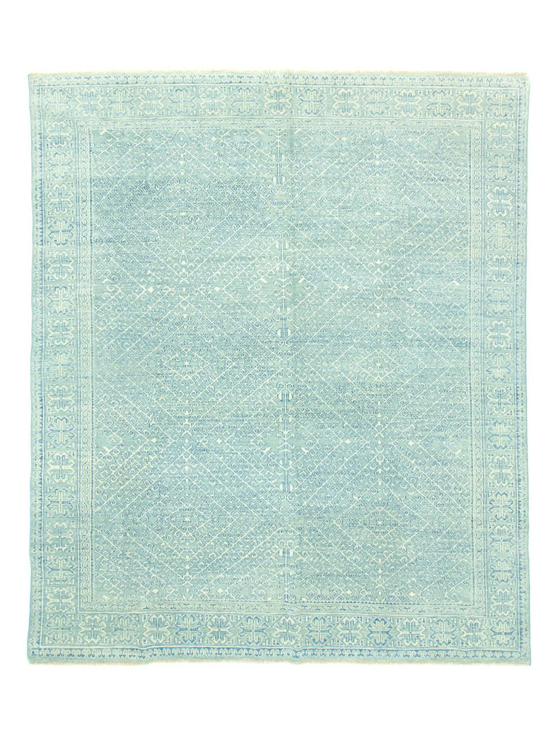 Alfombra de diseño - 301 x 258 cm - azul claro