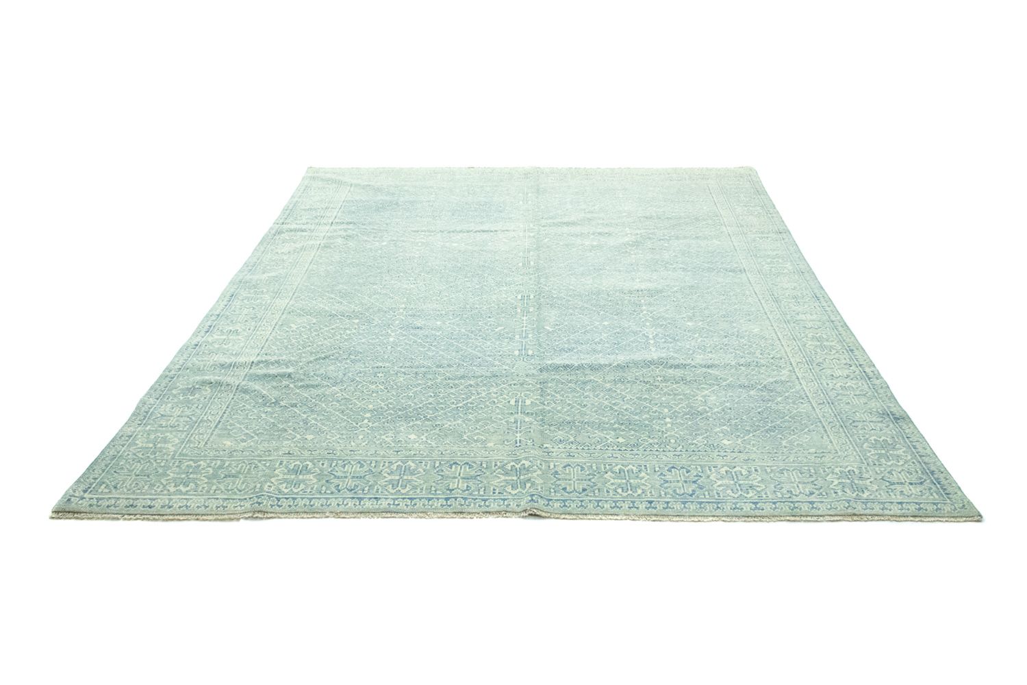 Alfombra de diseño - 301 x 258 cm - azul claro