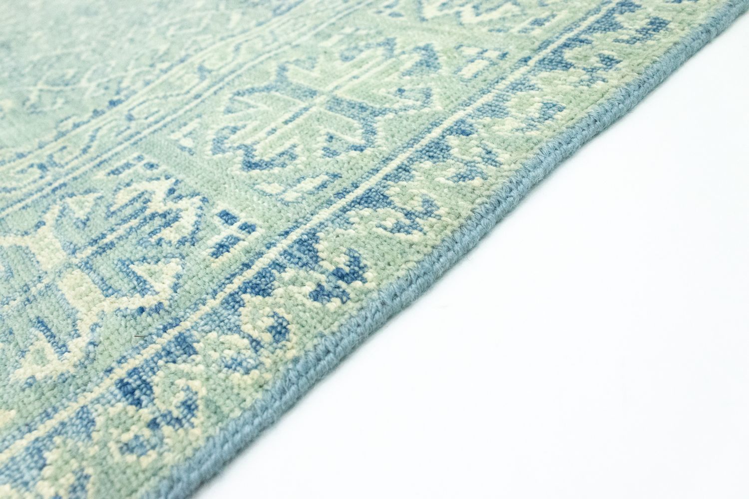Alfombra de diseño - 301 x 258 cm - azul claro