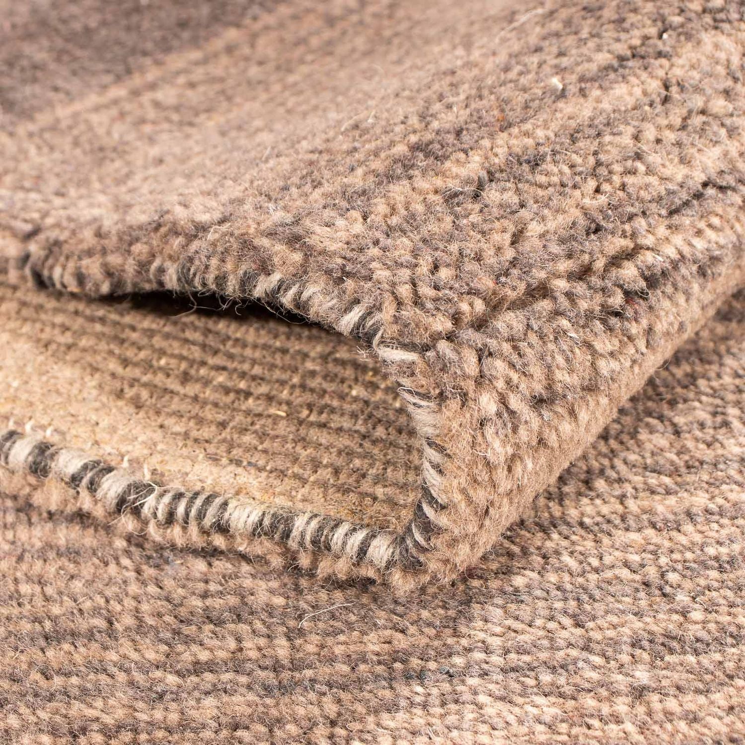 Alfombra Gabbeh - Indus - 177 x 122 cm - marrón claro