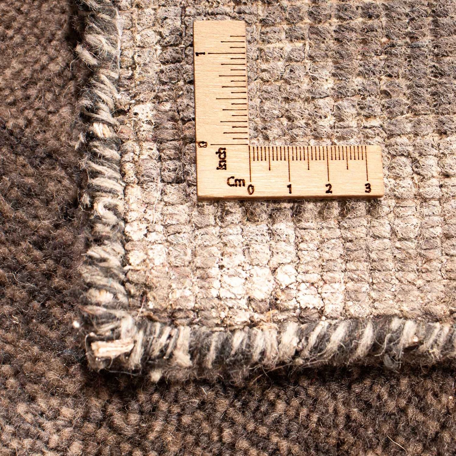 Alfombra Gabbeh - Indus - 177 x 122 cm - marrón claro