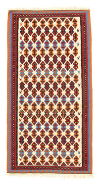Alfombra Kelim - Antigua - 221 x 114 cm - beige