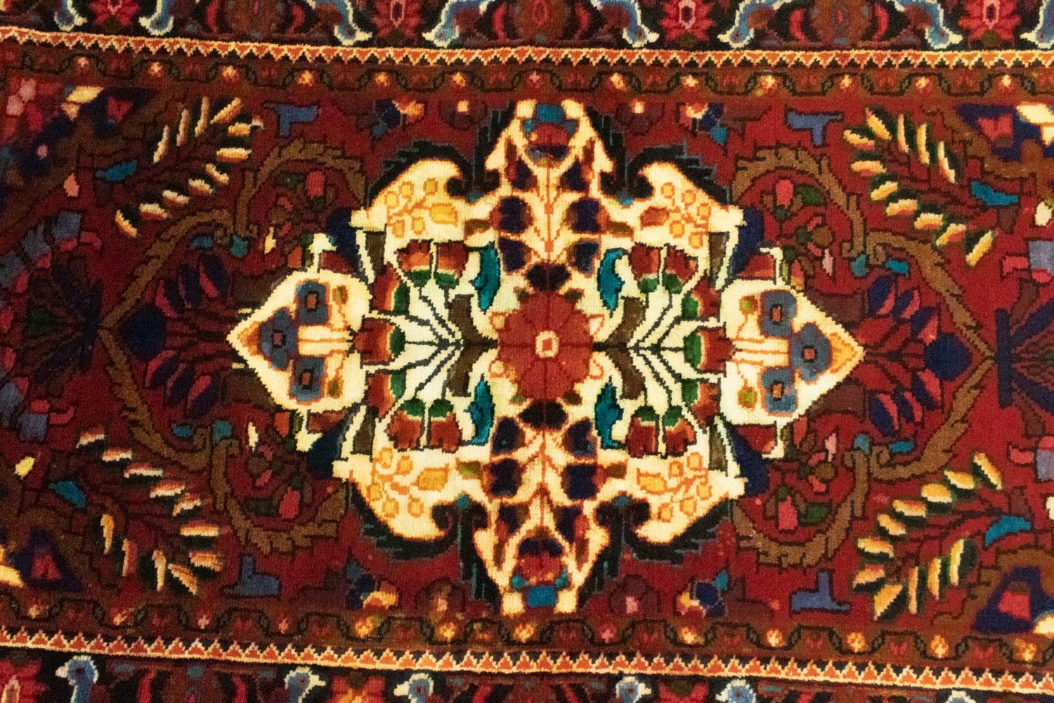 Alfombra persa - Nómada - 164 x 105 cm - rojo