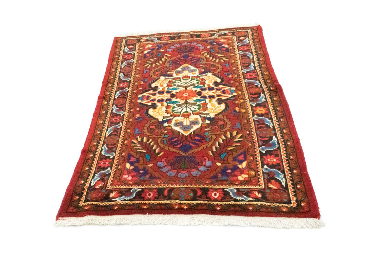 Alfombra persa - Nómada - 164 x 105 cm - rojo