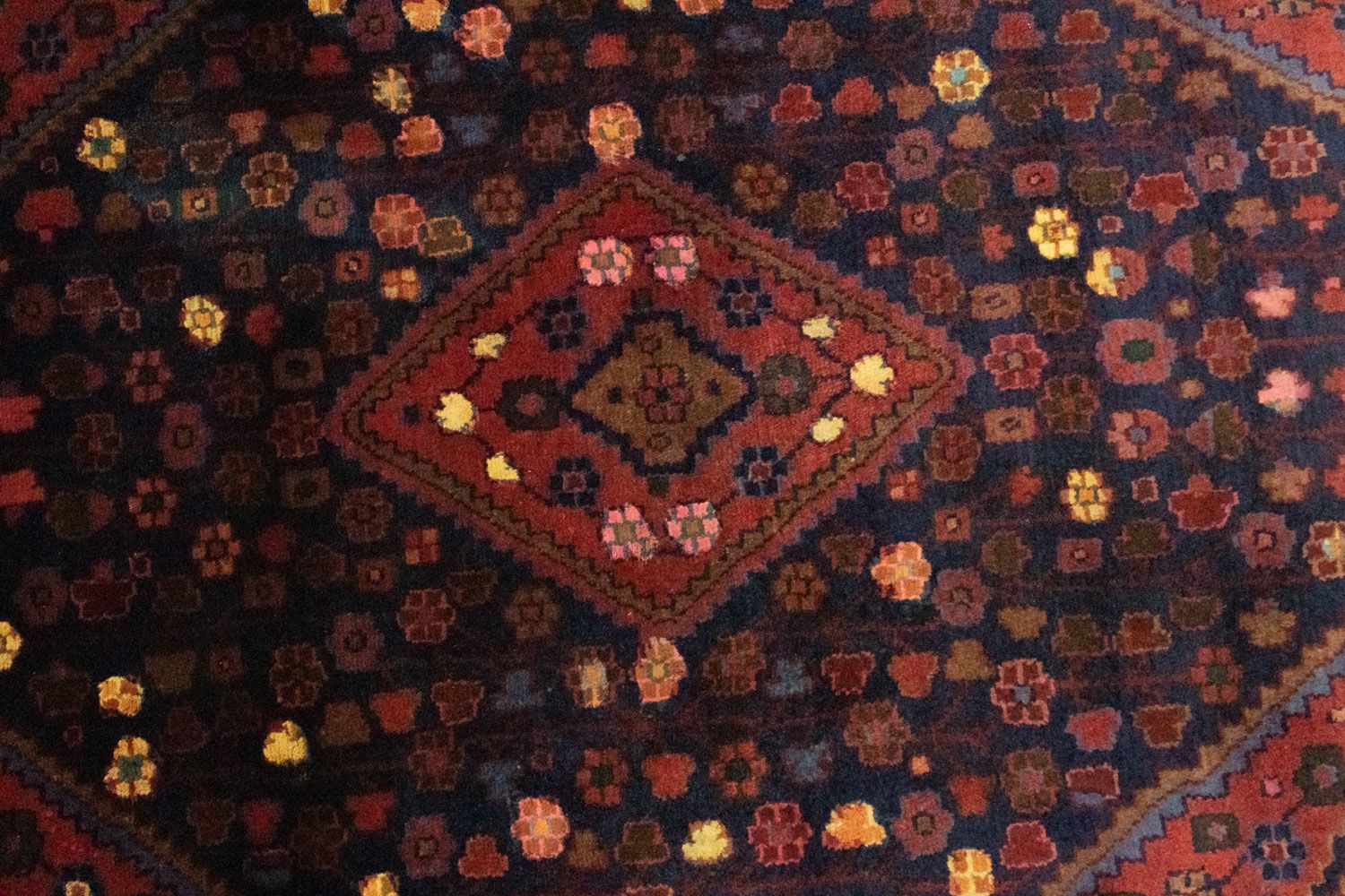 Alfombra persa - Nómada - 174 x 125 cm - azul