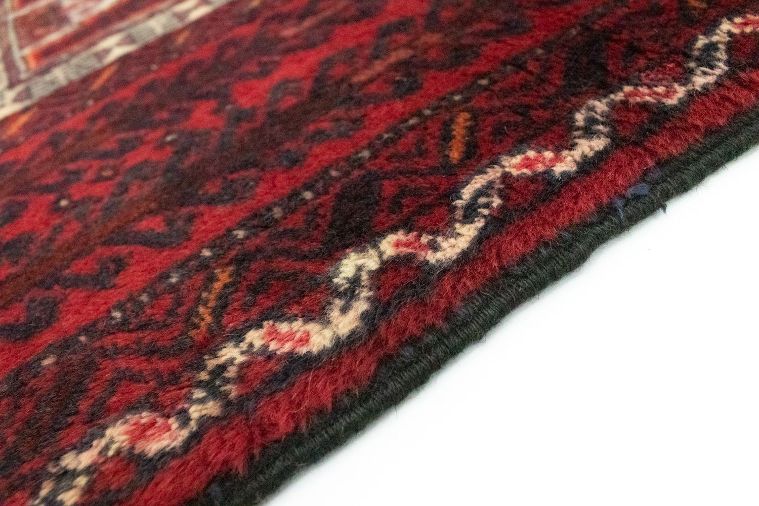 Alfombra Belutsch - 208 x 105 cm - rojo