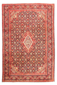 Alfombra persa - Nómada - 202 x 135 cm - rojo claro
