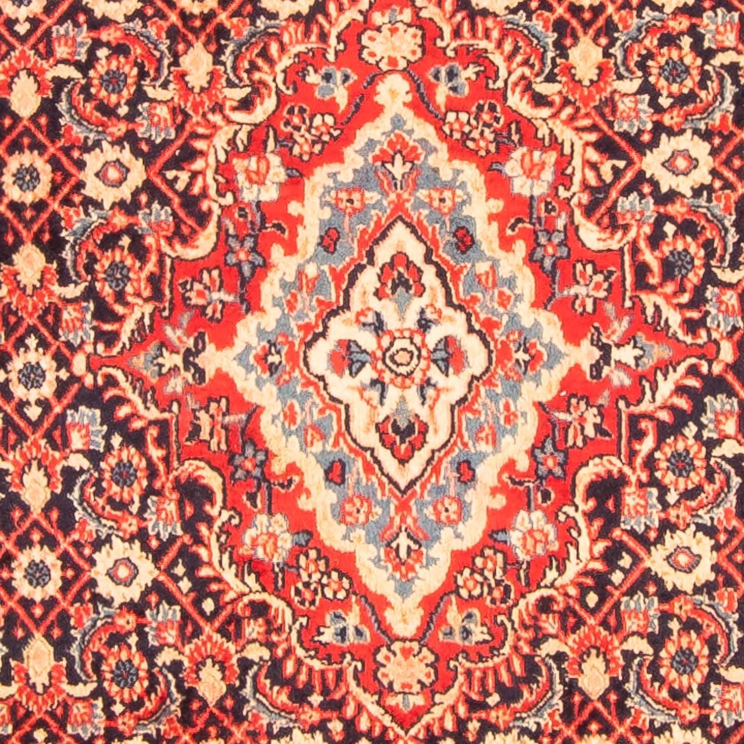 Alfombra persa - Nómada - 202 x 135 cm - rojo claro