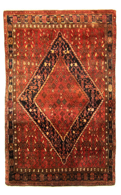 Alfombra persa - Bidjar - 206 x 135 cm - naranja