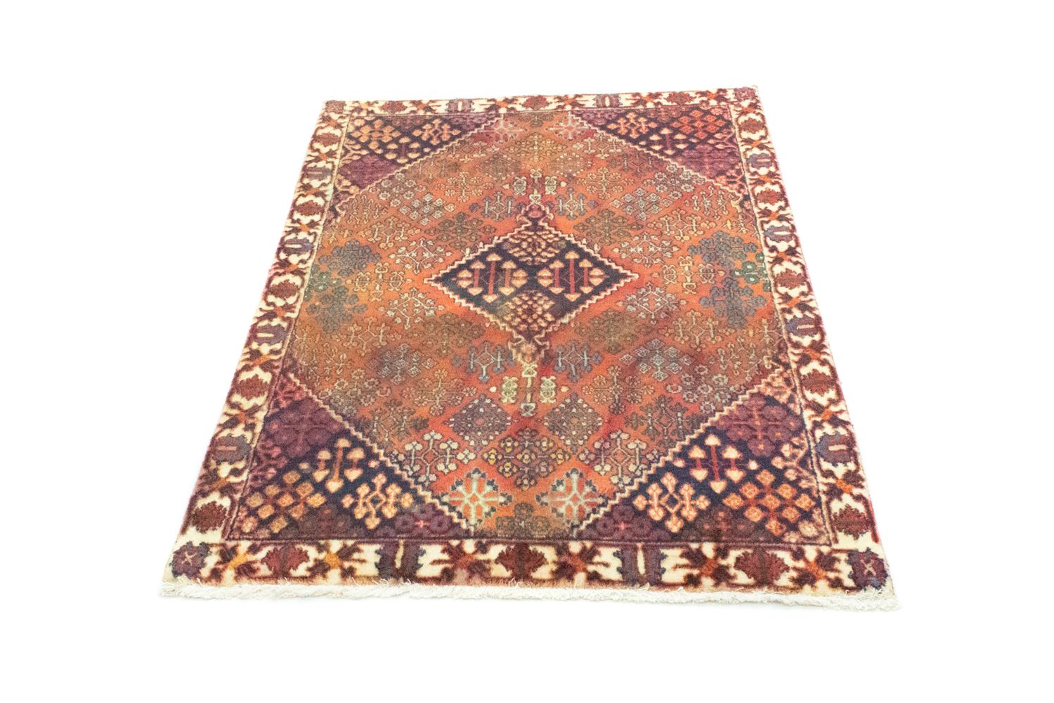 Alfombra persa - Nómada - 150 x 103 cm - naranja