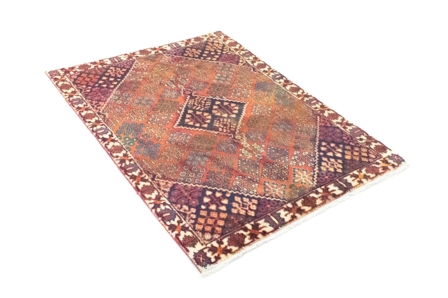 Alfombra persa - Nómada - 150 x 103 cm - naranja