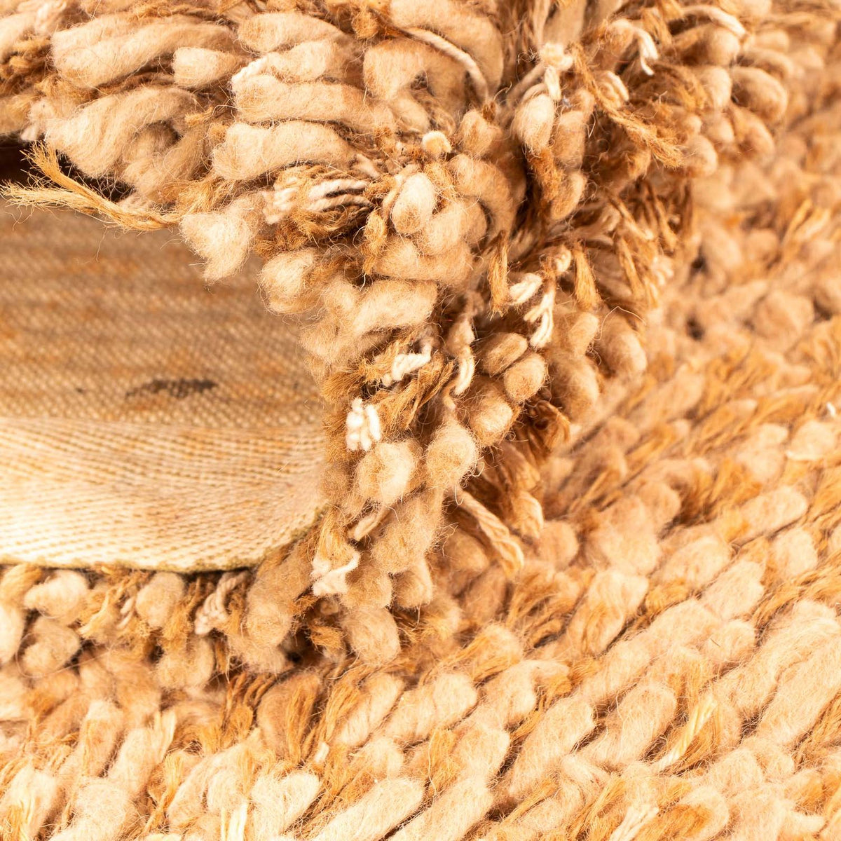 Alfombra de pelo largo - 200 x 140 cm - beige