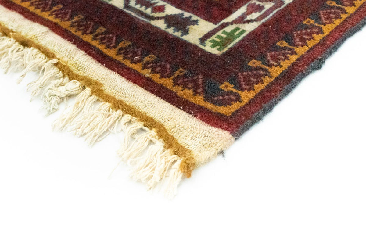 Alfombra afgana - 140 x 100 cm - azul