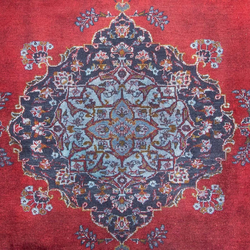 Alfombra persa - Keshan - 325 x 225 cm - rojo oscuro