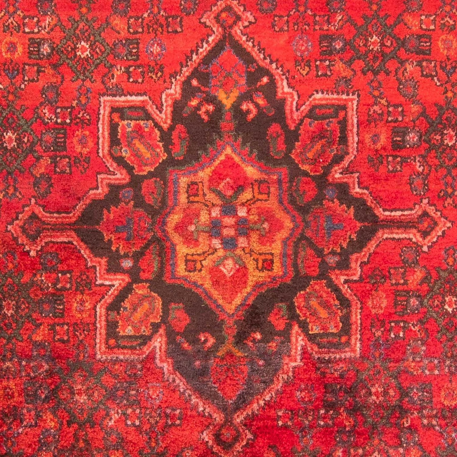 Alfombra persa - Nómada - 302 x 214 cm - rojo oscuro