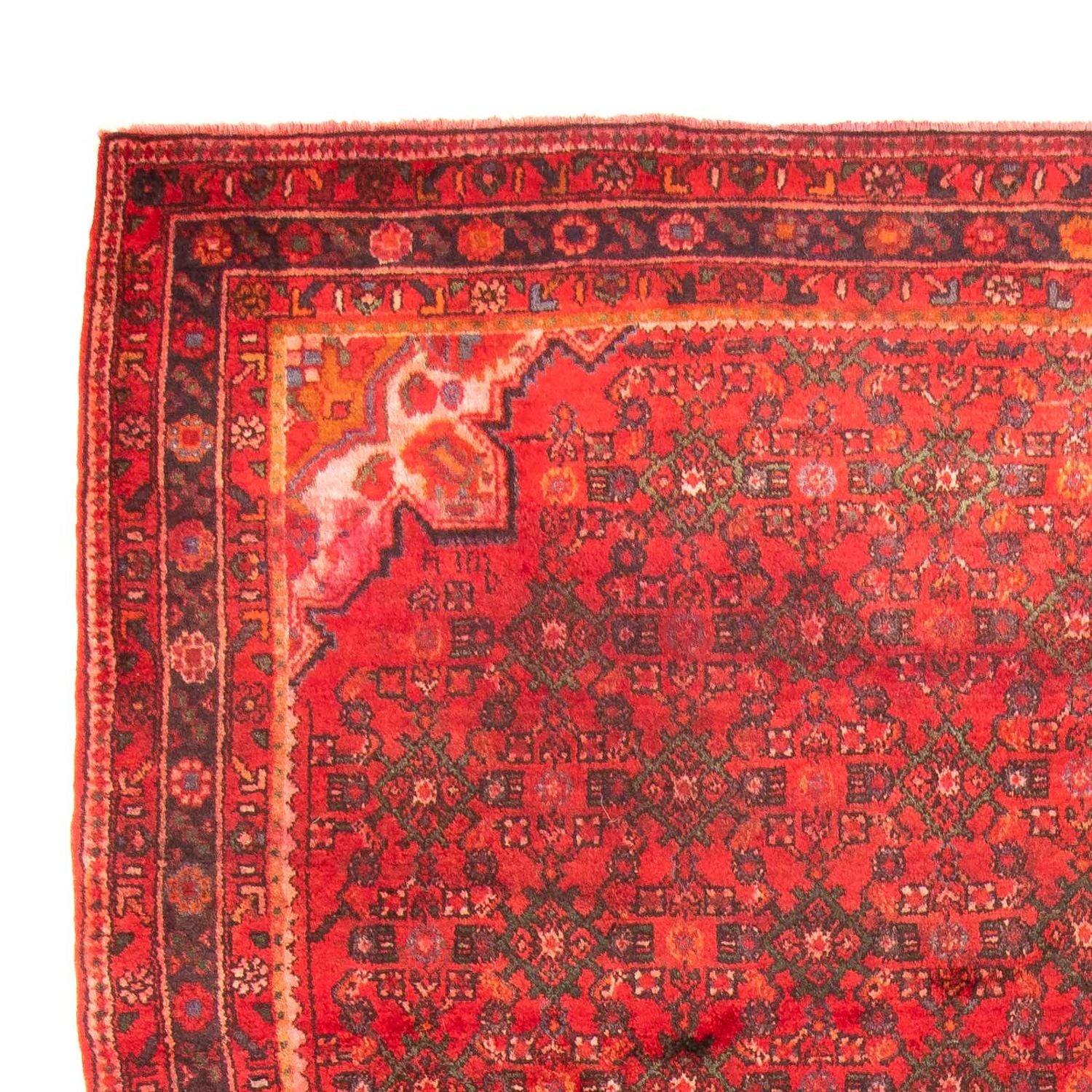 Alfombra persa - Nómada - 302 x 214 cm - rojo oscuro