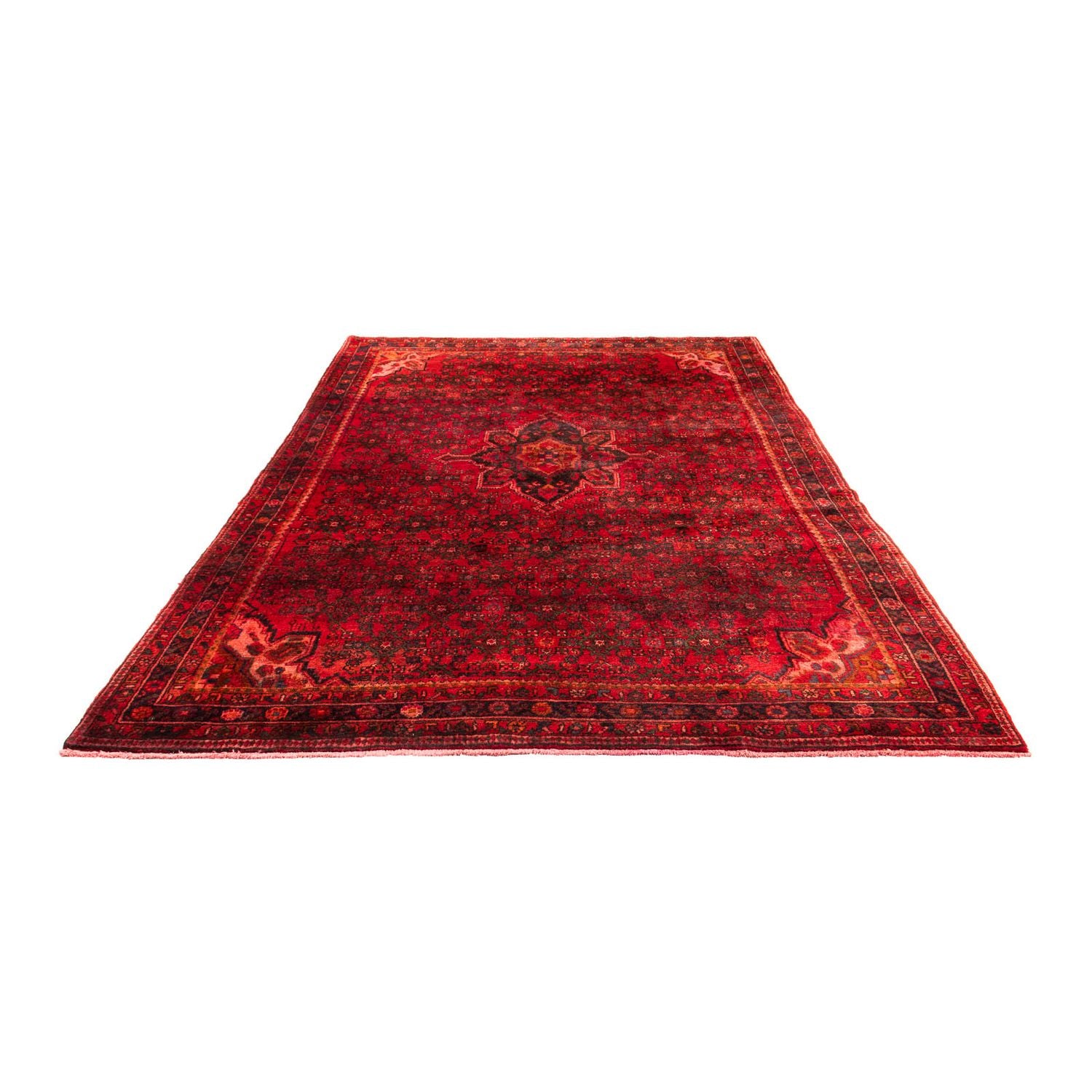 Alfombra persa - Nómada - 302 x 214 cm - rojo oscuro
