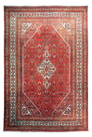 Alfombra persa - Nómada cuadrado  - 313 x 305 cm - rojo oscuro