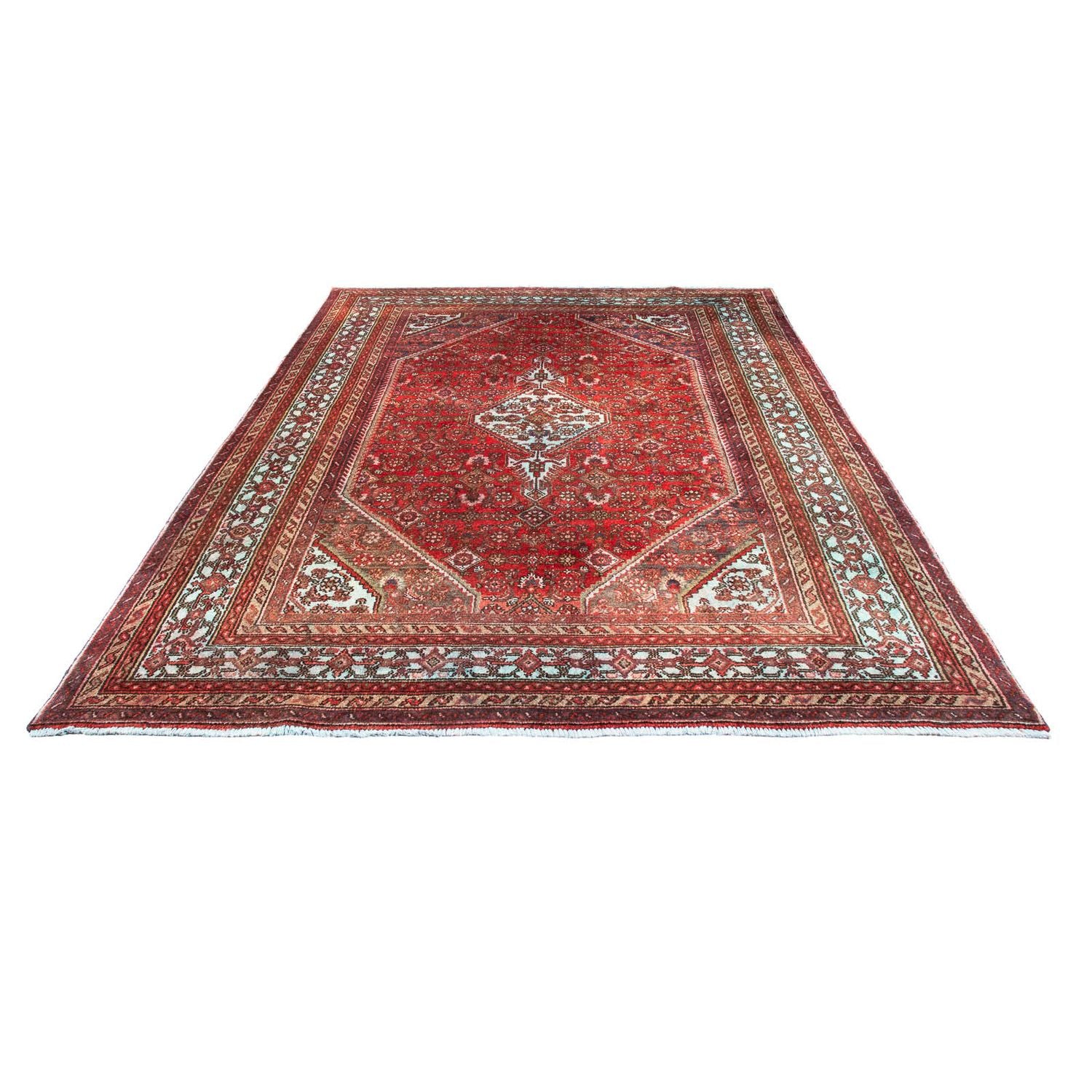 Alfombra persa - Nómada cuadrado  - 313 x 305 cm - rojo oscuro