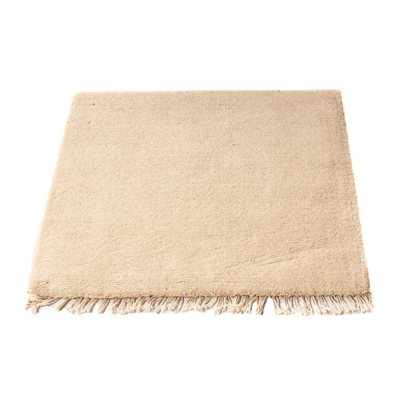 Alfombra de Nepal - 96 x 65 cm - beige
