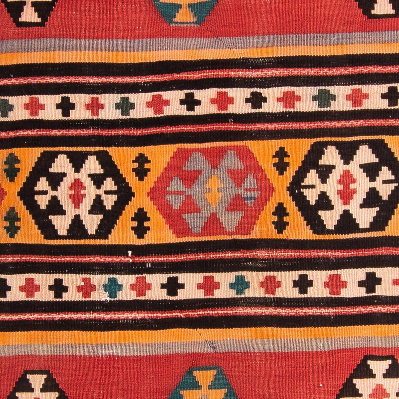 Alfombra de pasillo Alfombra Kelim - Antigua - 295 x 160 cm - multicolor