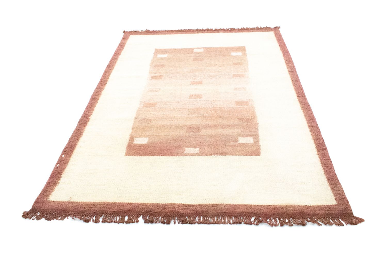 Alfombra Kelim - Tendencia - 200 x 140 cm - terracota