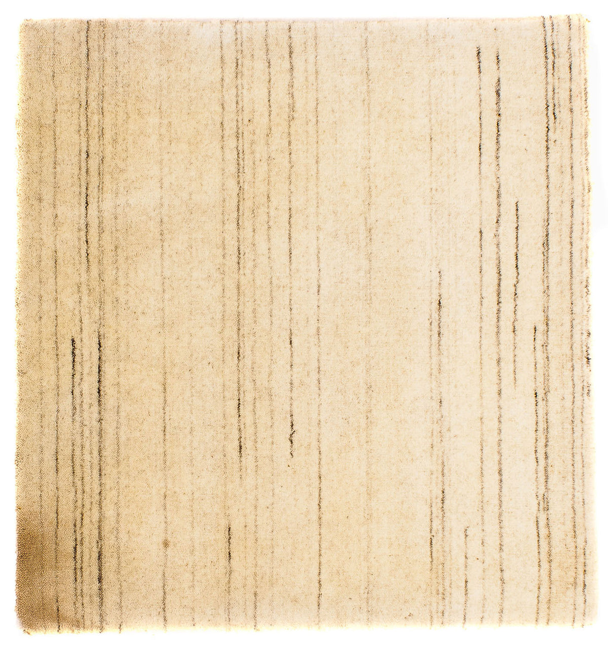 Alfombra Gabbeh - Softy cuadrado  - 74 x 69 cm - beige