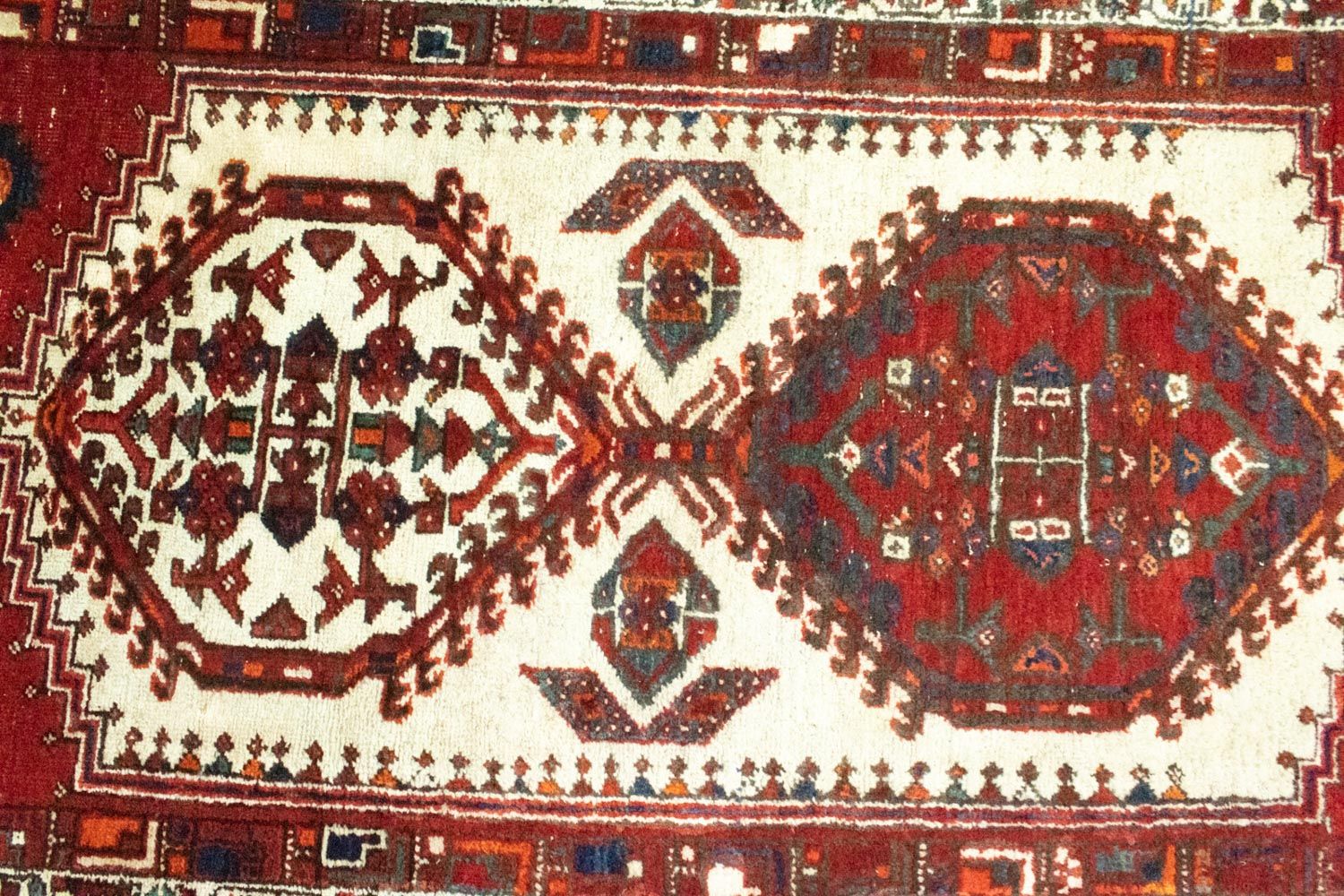 Alfombra persa - Nómada - 160 x 96 cm - rojo
