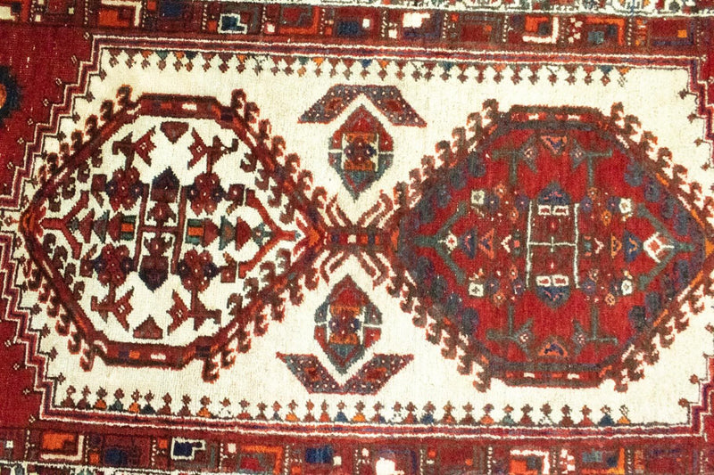 Alfombra persa - Nómada - 160 x 96 cm - rojo