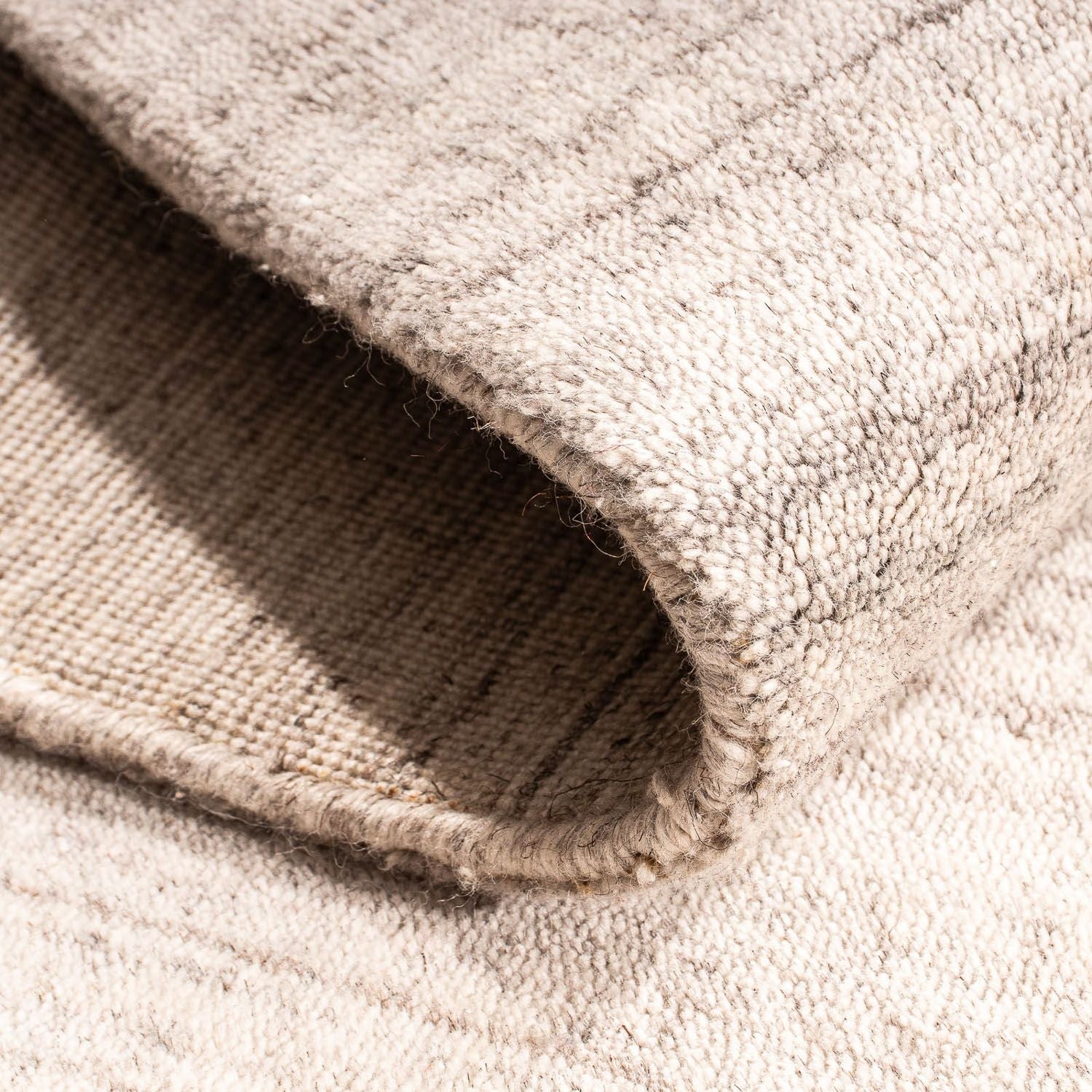 Alfombra Gabbeh - Loribaft Softy - 95 x 60 cm - beige