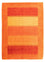 Alfombra de lana - 225 x 162 cm - naranja