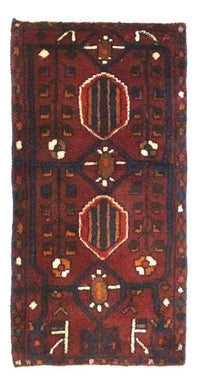 Alfombra persa - Nómada - 100 x 50 cm - rojo