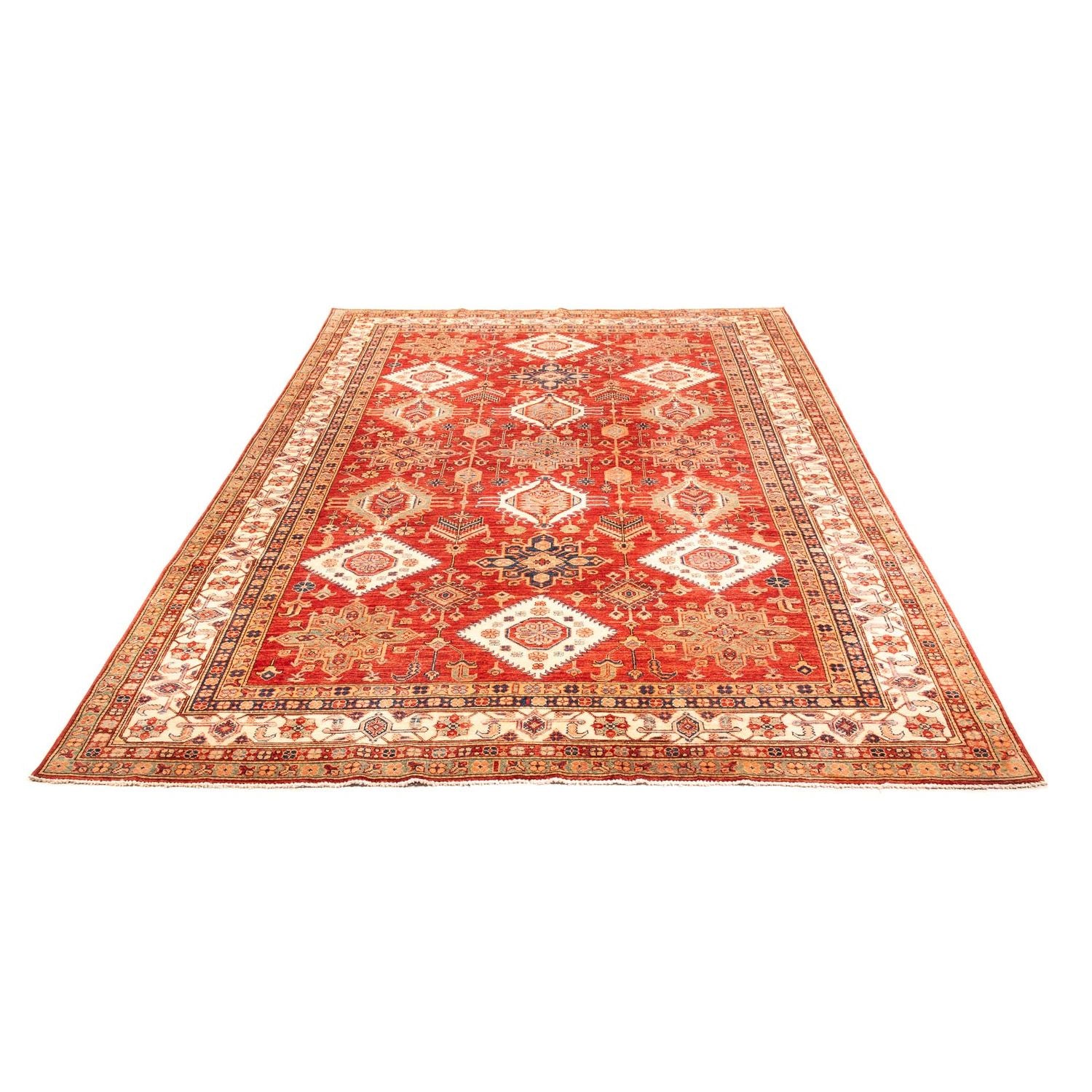 Alfombra Ziegler - Kazak - 318 x 220 cm - rojo claro