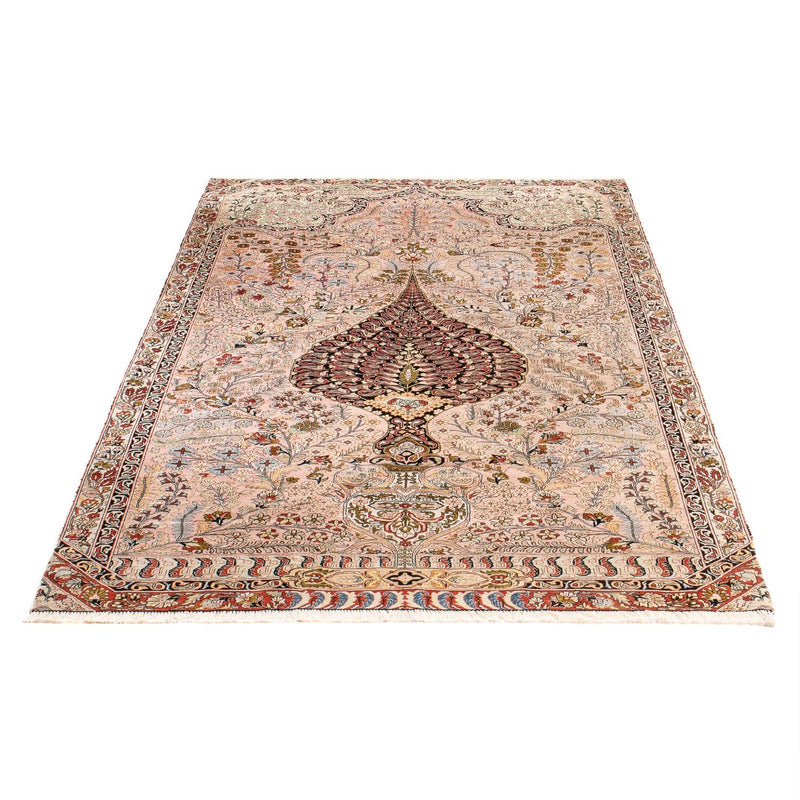 Alfombra de pasillo Alfombra de seda - Seda china - 200 x 104 cm - salmón