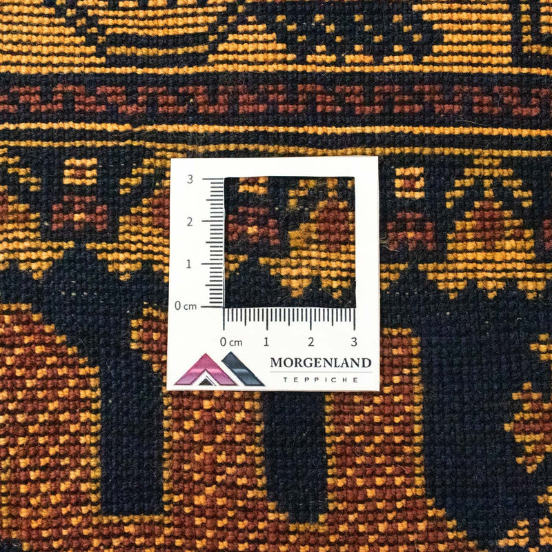 Alfombra afgana - 153 x 87 cm - azul